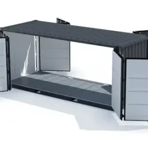 20-foot double open side storage container