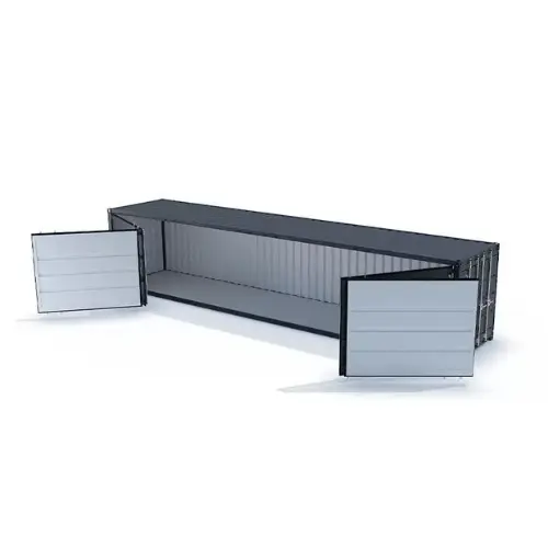 40-foot dry open-side shipping container - new