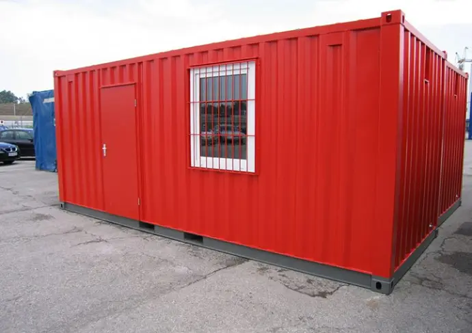 Site container and bungalow