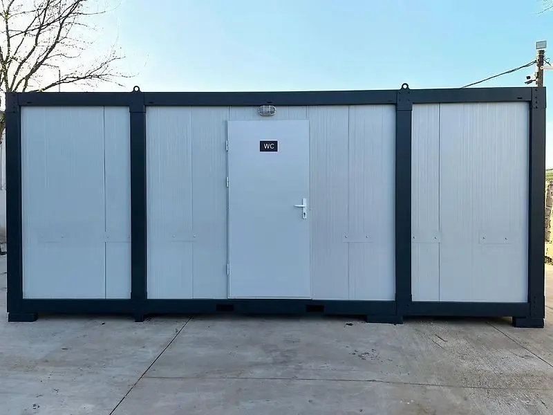Sanitary container, 6 x (toilet + sink) 240×600