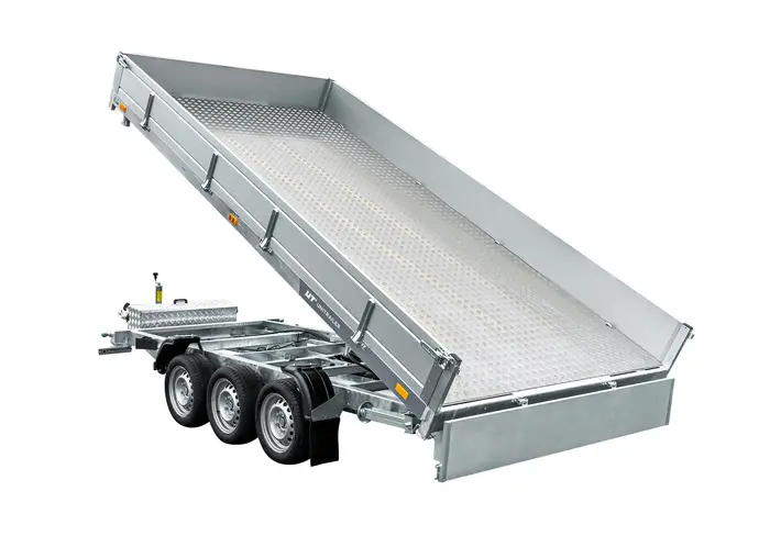 3-AXLE HYDRAULIC DUMP TRAILER 400×200 UNITRAILER TASKER 400/3C 3500 KG